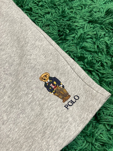 Polo Ralph Lauren Fleeced Grey Shorts Polo Bear
