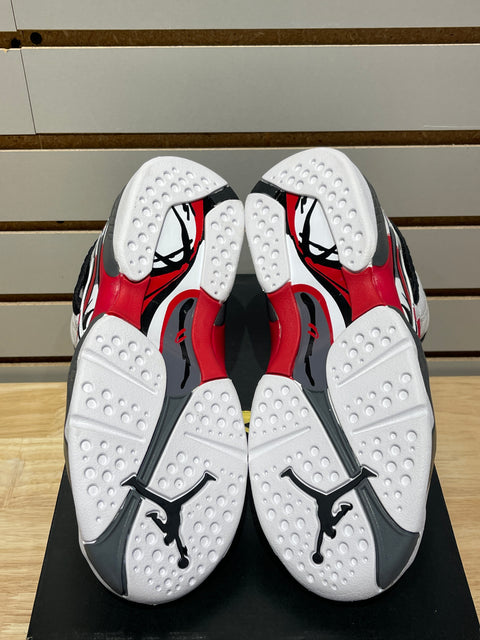 Jordan 8 Retro White True Red (2025) (GS) Sz 7Y