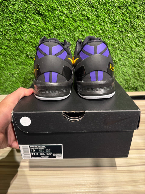 Nike Kobe 8 Protro Lakers Away Sz 10M