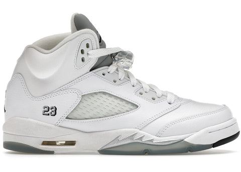 Jordan 5 Retro Metallic White (2015) Sz 4Y/5.5W