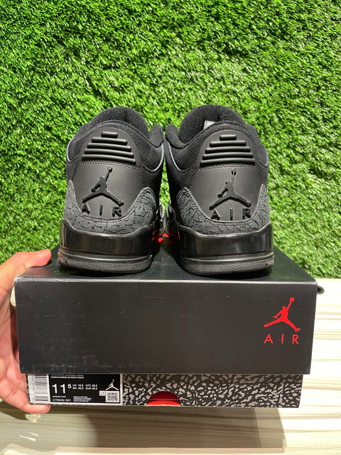 Jordan 3 Retro Black Cat (2025) Sz 11.5