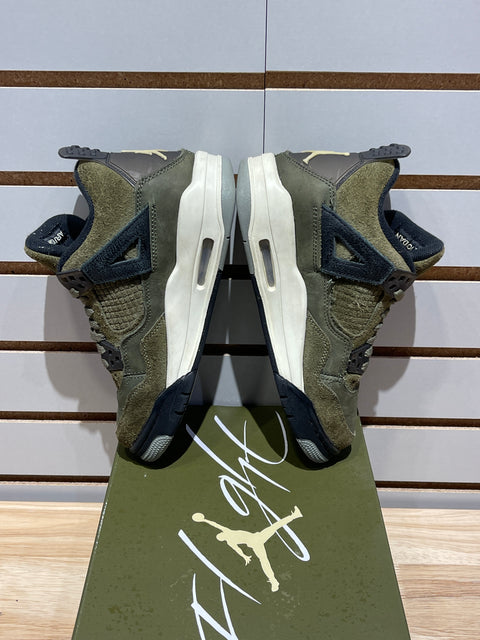 Jordan 4 Retro SE Craft Medium Olive (GS) Sz 4.5Y