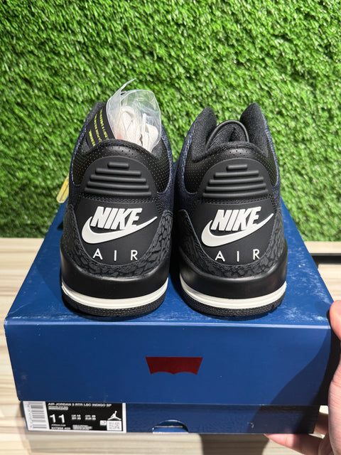 Jordan 3 Retro Levi’s Indigo Sz 11