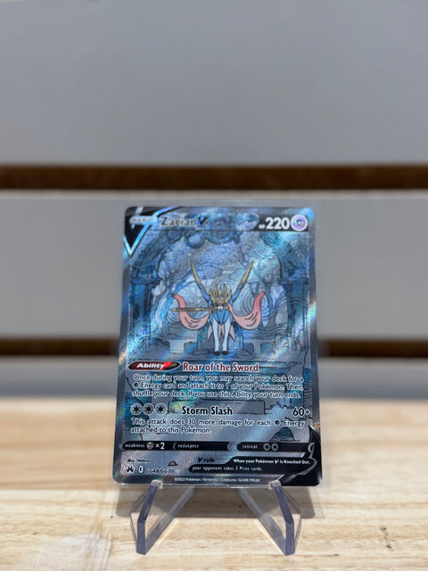 Zacian V - Pokemon SWSH: Crown Zenith: Galarian Gallery (CRZ:GG)