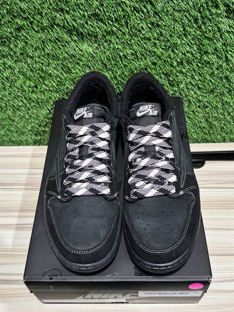 Jordan 1 Retro Low OG SP Travis Scott Black Phantom Sz 11.5
