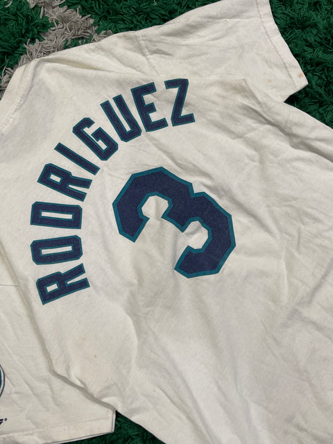 Vintage Kids Seattle Mariners Rodriguez Faux-Jersey T-Shirt