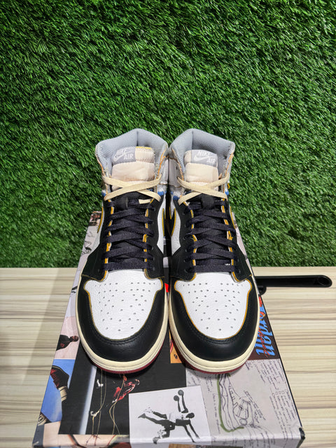 Jordan 1 Retro High Union Los Angeles Black Toe Sz 10.5M