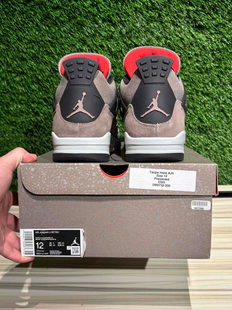 Jordan 4 Retro Taupe Haze Sz 12