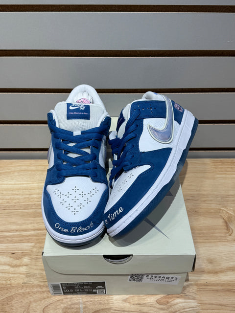 Nike SB Dunk Low Born X Raised One Block At A Time Sz 9M