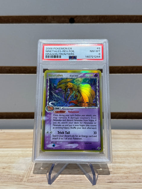 Pokémon Ninetales (Delta Species) - EX Dragon Frontiers (DF) PSA 8