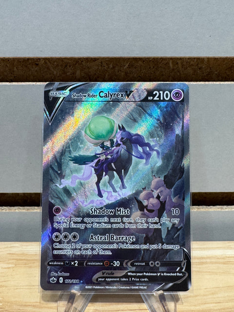Pokémon Shadow Rider Calyrex V (Alternate Full Art) - SWSH06: Chilling Reign (SWSH06)