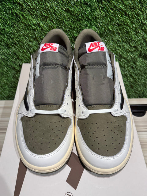 Jordan 1 Retro Low OG SP Travis Scott Medium Olive Sz 10M