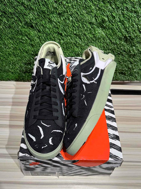 Nike Blazer Low Acronym Black Olive Aura Sz 11M