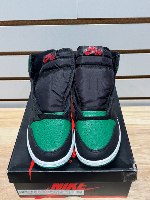 Jordan 1 Retro High Pine Green Black (GS) Sz 6.5Y