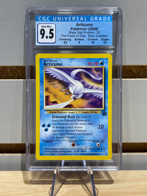 Pokémon Articuno (22) - WoTC Promo (PR) #22 CGC 9.5