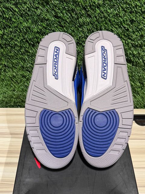 Jordan 3 Retro Varsity Royal Cement Sz 10