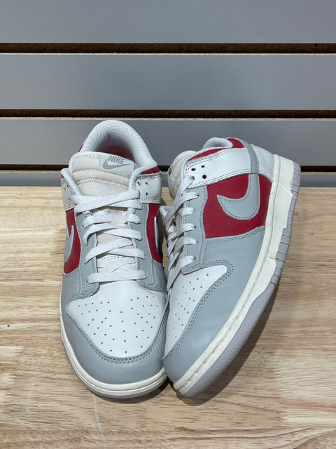 Nike Dunk Low Light Iron Ore Gym Red Sz 10