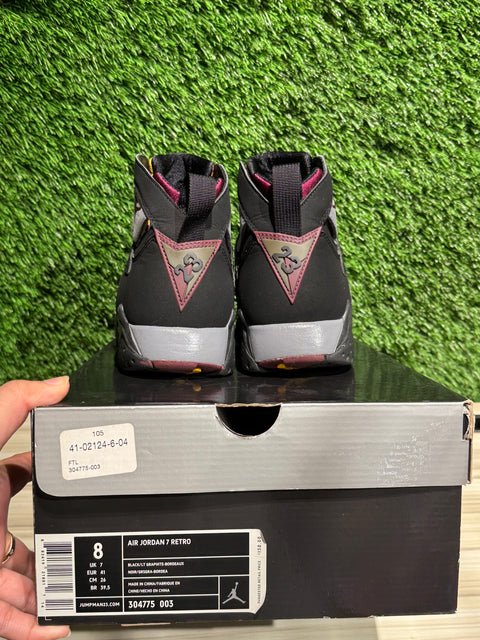 Jordan 7 Retro Bordeaux (2011) Sz 8M.