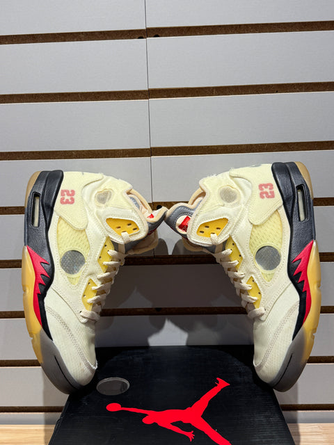 Jordan 5 Retro Off-White Sail Sz 8