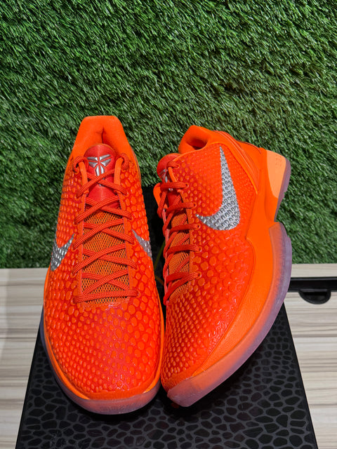 Nike Kobe 6 Protro Total Orange Sz 11