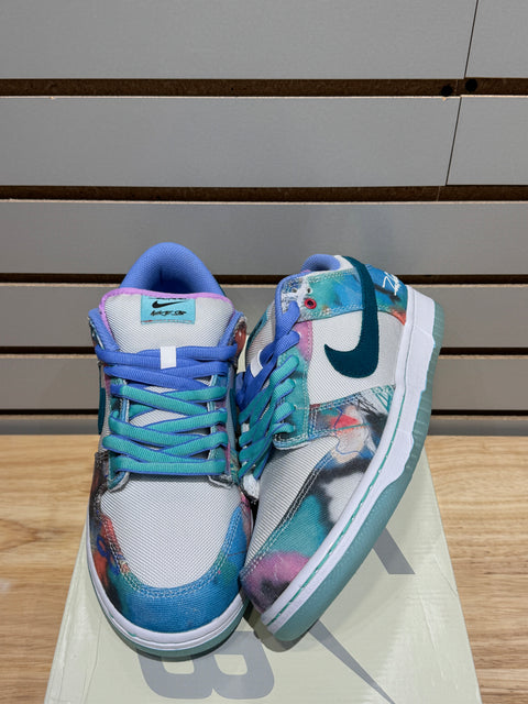 Nike SB Dunk Low Futura Laboratories Bleached Aqua Sz 9.5
