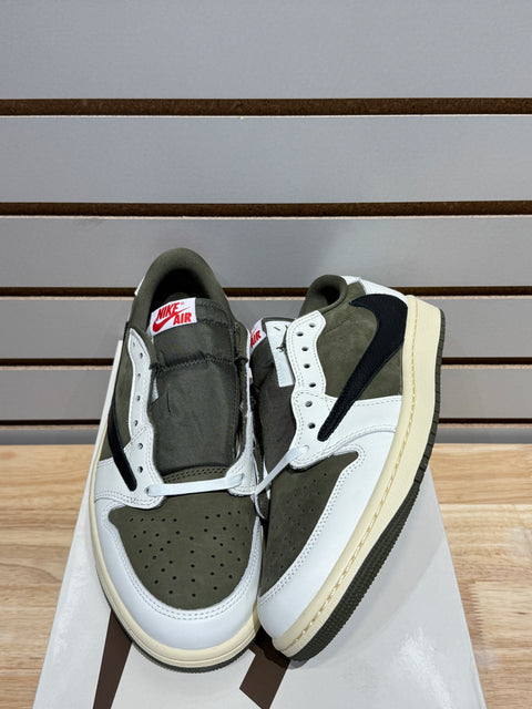 Jordan 1 Retro Low OG SP Travis Scott Medium Olive Sz 9.5