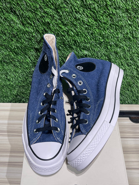 Converse Chuck Taylor All Star 70 Hi Stussy 8-Ball Sz 7.5M