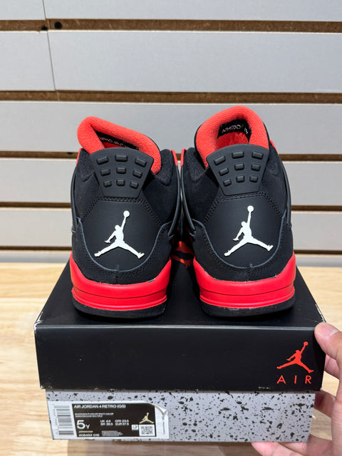 Jordan 4 Retro Red Thunder (GS) Sz 5Y