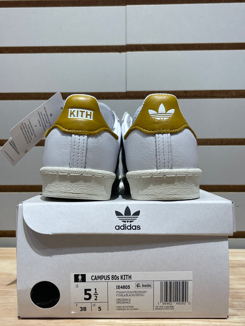 adidas Campus 80s Kith Classics White Mango Sz 5.5M/7W