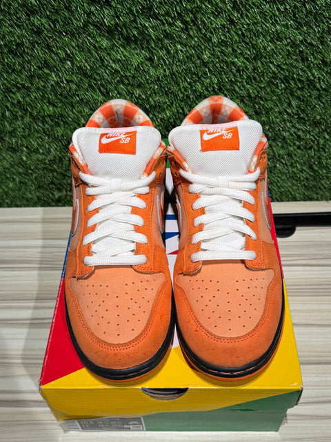 Nike SB Dunk Low Concepts Orange Lobster Sz 10.5
