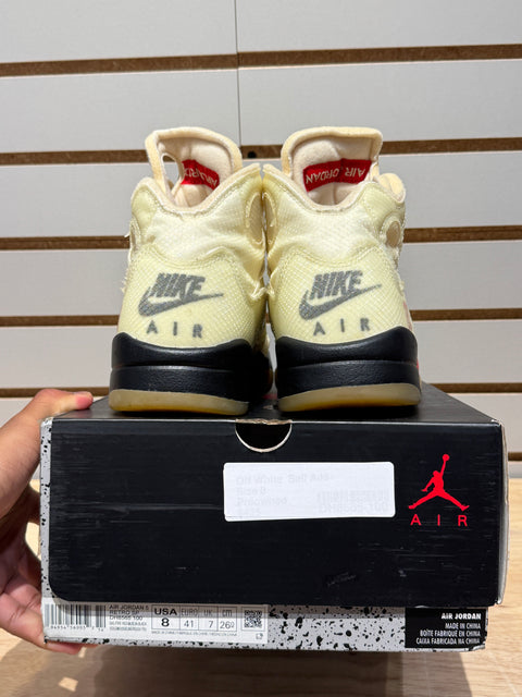 Jordan 5 Retro Off-White Sail Sz 8