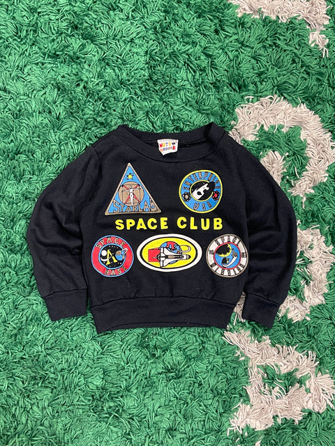 Nuts N Bolts Space Club Vintage 90s Kids crewneck