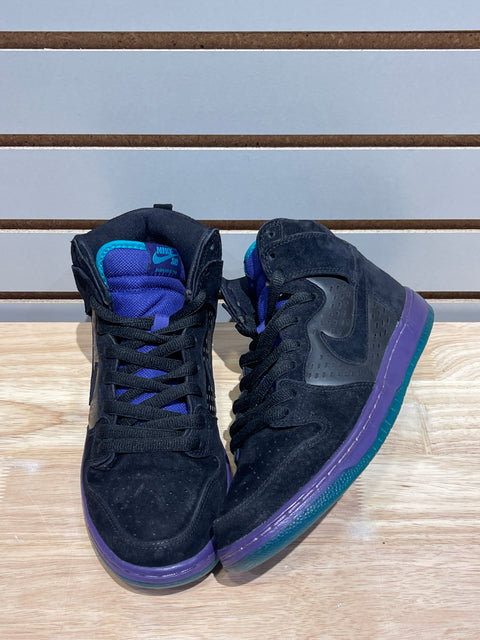 Nike SB Dunk High Black Grape Sz 8.5M
