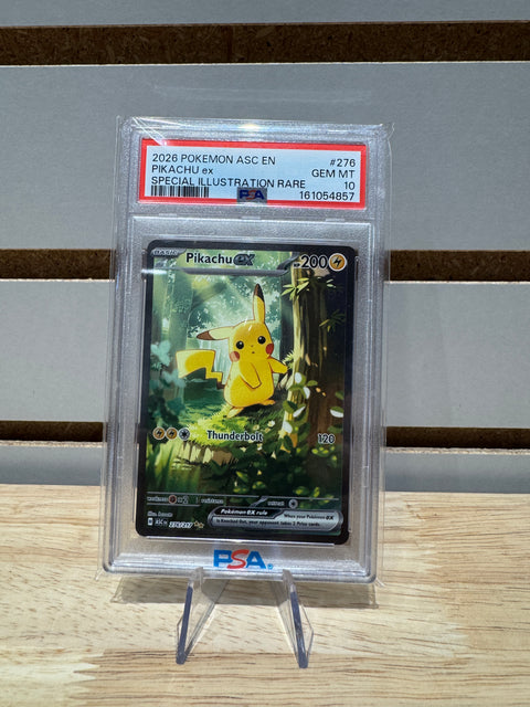 Pokémon Pikachu ex - 276/217 - ME: Ascended Heroes (ASC) #276 PSA 10