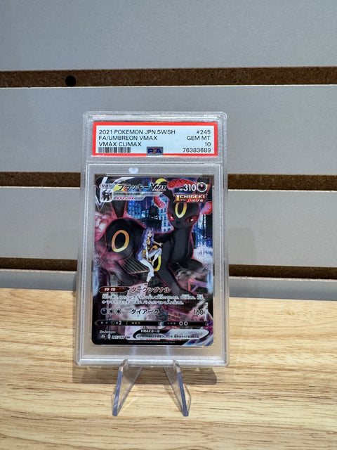 2021 POKEMON JPN.SWSH FA/UMBREON VMAX VMAX CLIMAX PSA 10