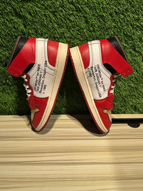 Jordan 1 Retro High Off-White Chicago Sz 9M