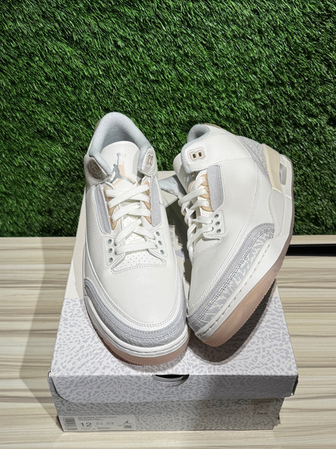Jordan 3 Retro Craft Ivory Sz 12
