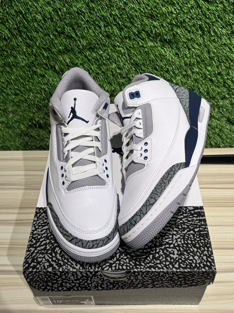 Jordan 3 Retro Midnight Navy Sz 10.5