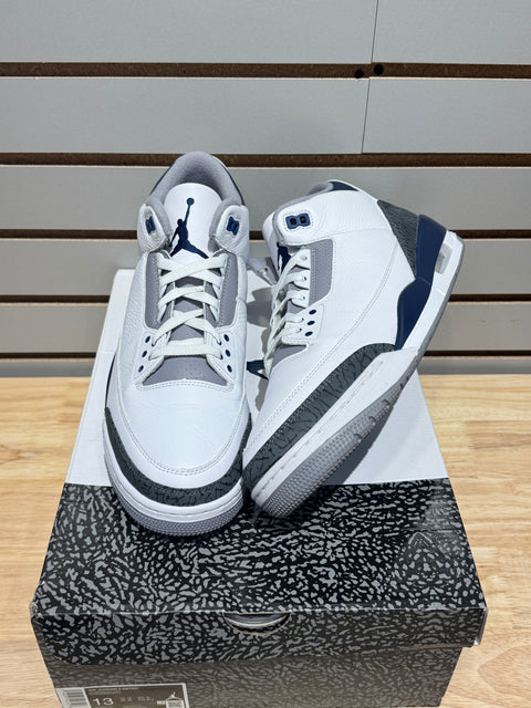 Jordan 3 Retro Midnight Navy Sz 13