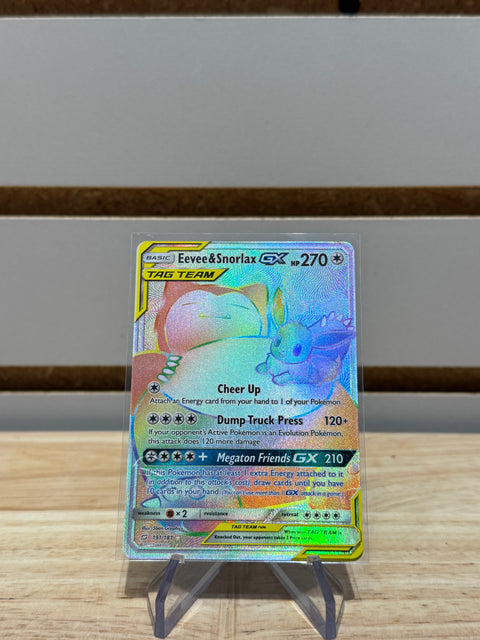 Pokémon Eevee & Snorlax GX (Secret) - SM - Team Up (SM9)