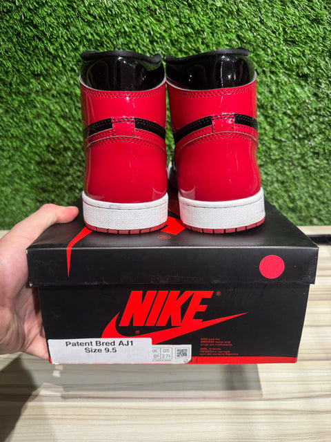 Jordan 1 Retro High OG Patent Bred Sz 9.5