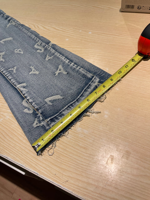 Vintage Valabasas Men's Logo Flare Jeans Sz 36