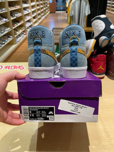 Nike SB Blazer Mid QS Supreme Denim
