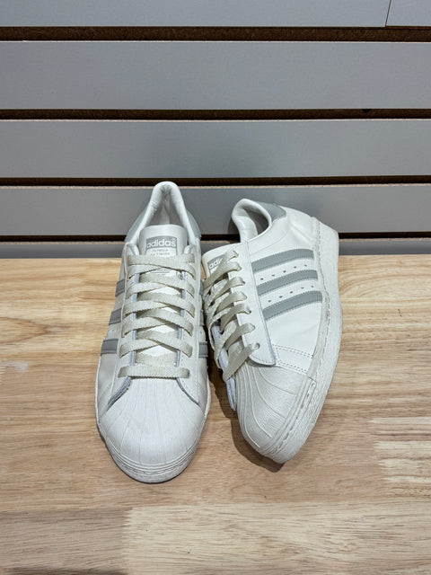 adidas Superstar 82 Cloud White Metal Grey Sz 9.5