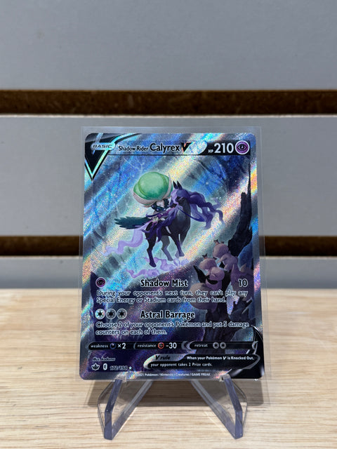 Shadow Rider Calyrex V (Alternate Full Art) - Pokemon SWSH06: Chilling Reign (SWSH06)