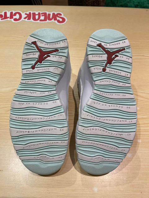 Jordan 10 Retro Ice Green (Women's) Sz 8W