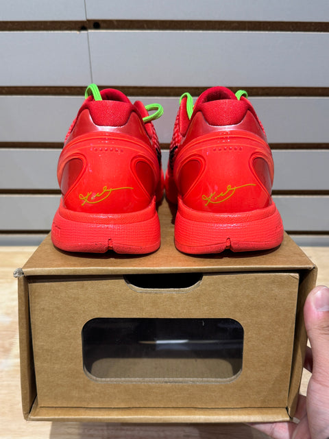 Nike Kobe 6 Protro Reverse Grinch Sz 10.5