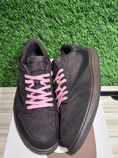 Jordan 1 Retro Low OG SP Travis Scott Velvet Brown Sz 12M