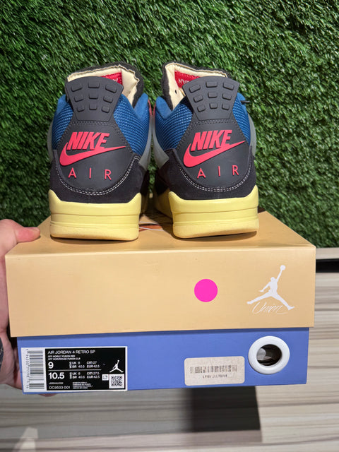 Jordan 4 Retro Union Off Noir Sz 9M