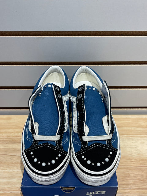 Vans LX Old Skool 36 Pearlized Pack Black Navy Sz 5M